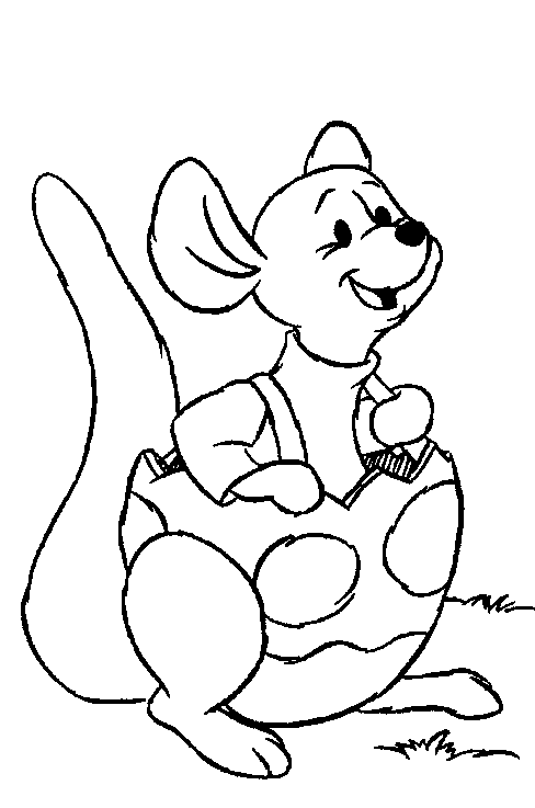 Bajkowa Wielkanoc kolorowanki